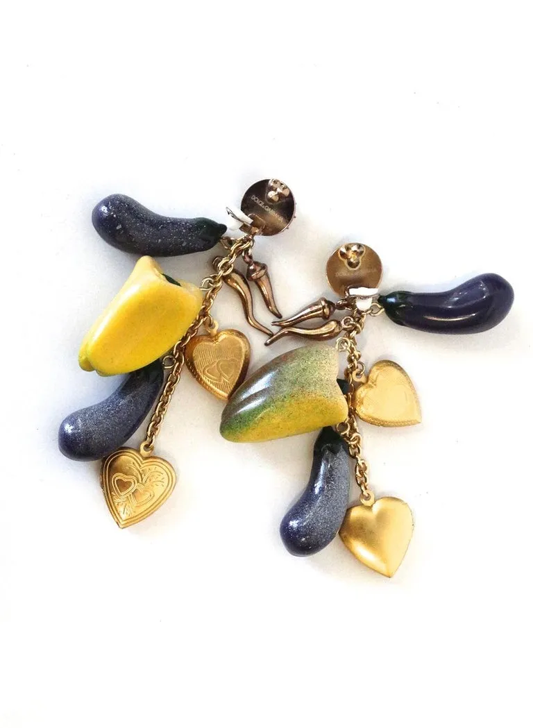 Spring 2012 Dolce & Gabbana Clip On Earrings