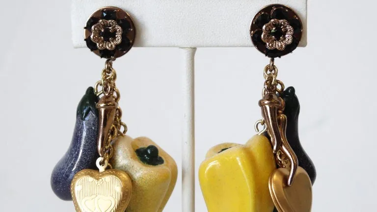 Spring 2012 Dolce & Gabbana Clip On Earrings