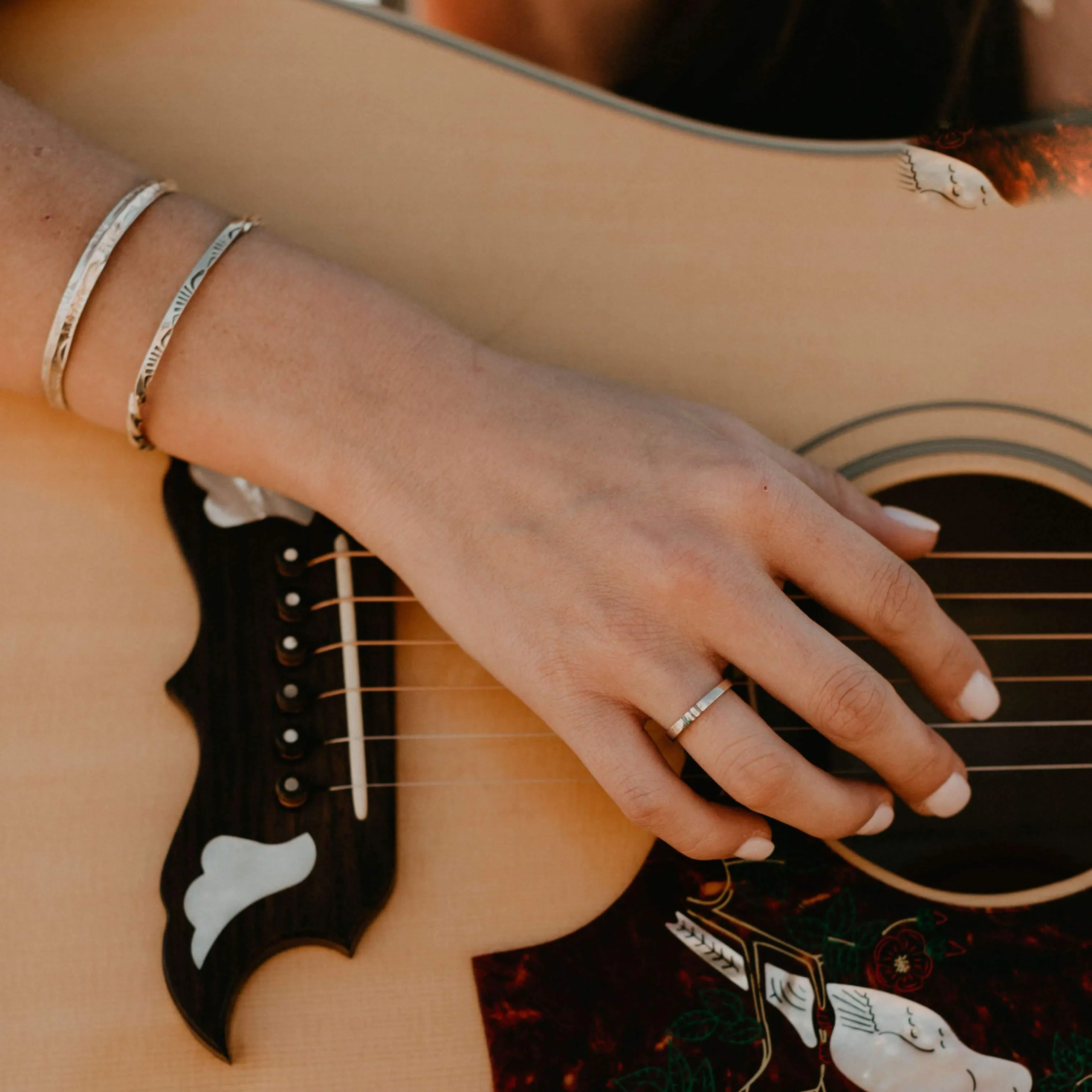 Stamp Dancer: Sage Twist Stacker Bracelet