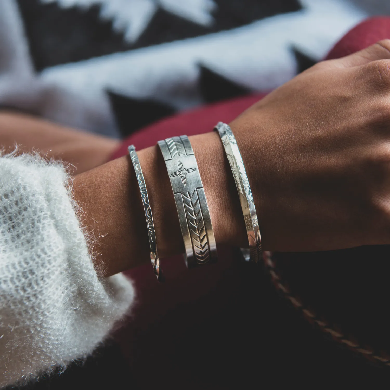 Stamp Dancer: Sage Twist Stacker Bracelet