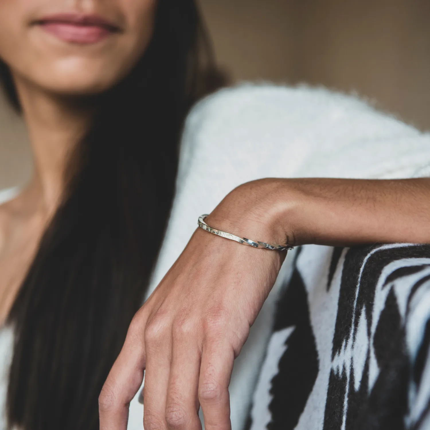 Stamp Dancer: Sage Twist Stacker Bracelet