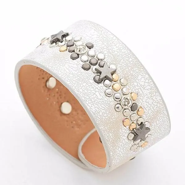 Star Charm Cuff Bracelet