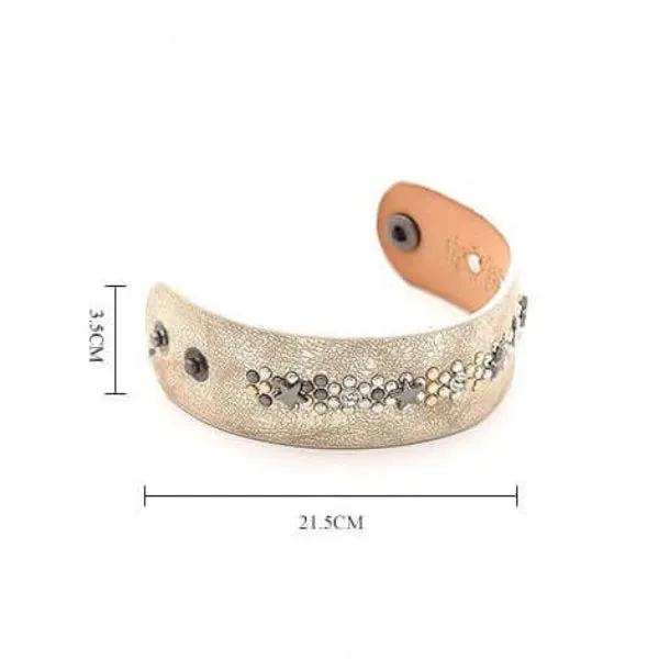 Star Charm Cuff Bracelet