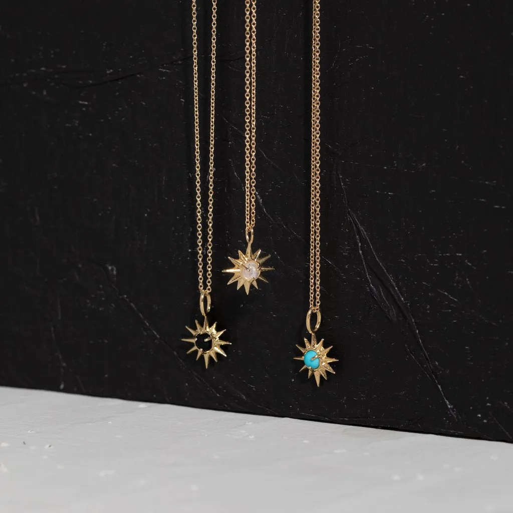 Starburst Necklace in Turquoise