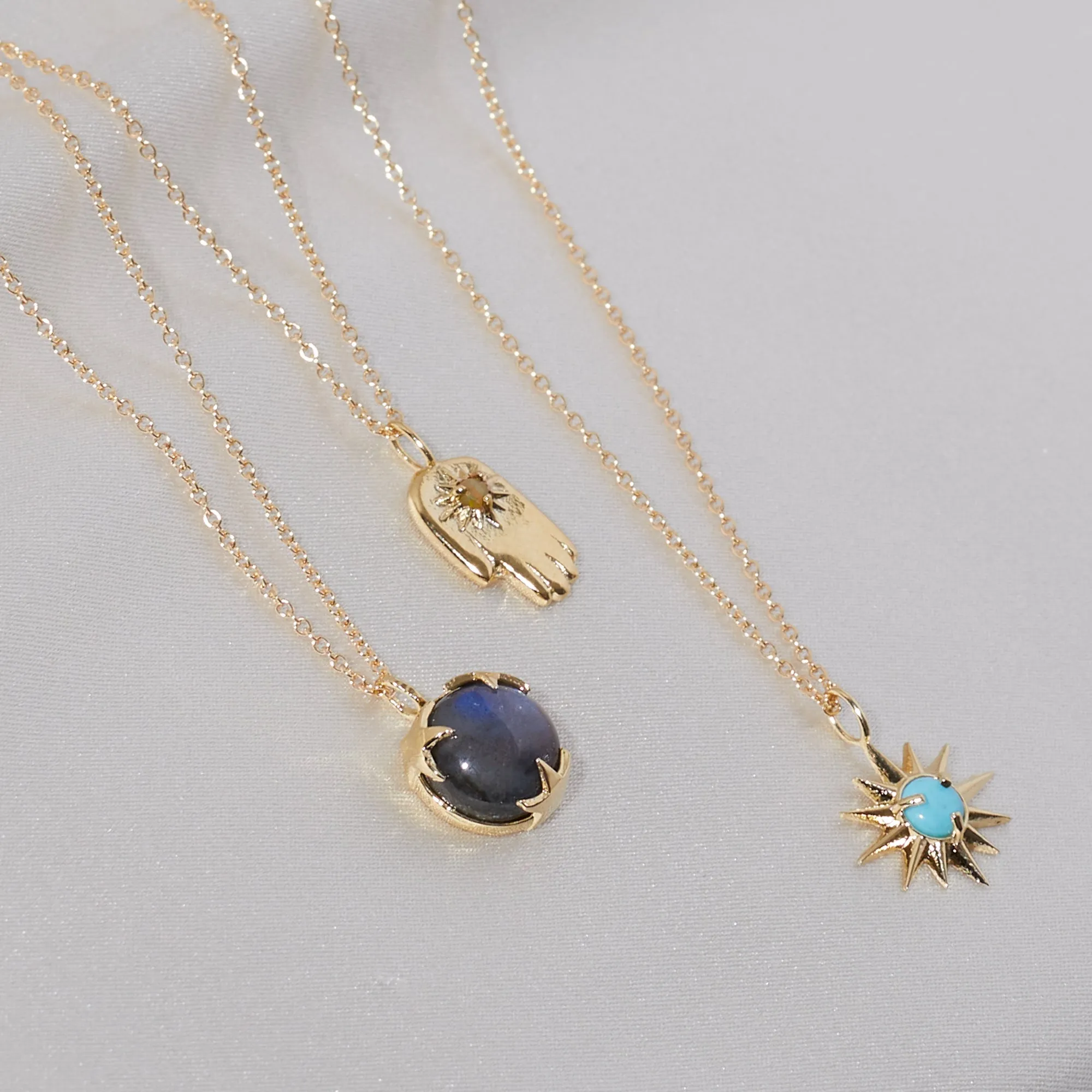 Starburst Necklace in Turquoise