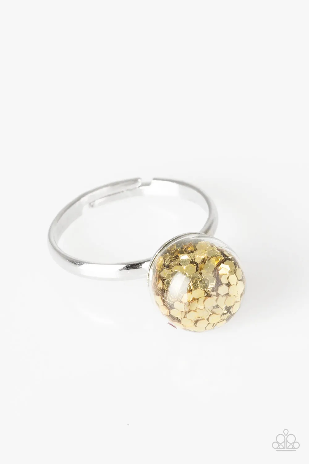 Starlet Shimmer Ball Rings - Multicolored