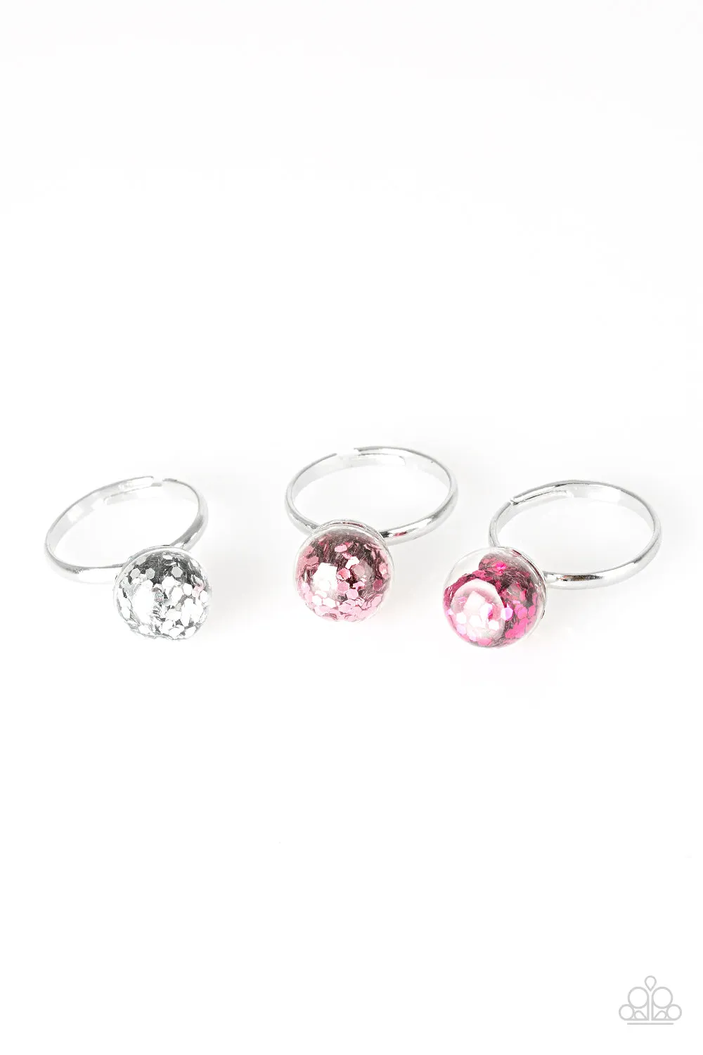 Starlet Shimmer Ball Rings - Multicolored