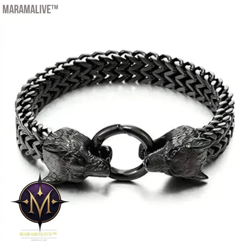 Steampunk Men's Skull Metal Bracelet Cutout Leather Braided Cuff Buckle Gothic Bracelet Motorcycle Rock Cuff Jewelry