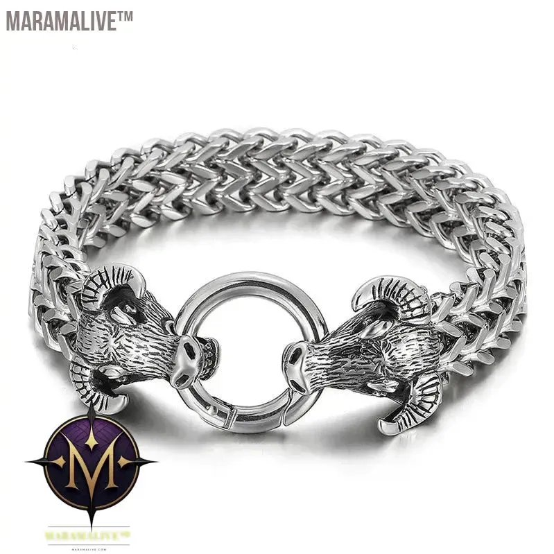 Steampunk Men's Skull Metal Bracelet Cutout Leather Braided Cuff Buckle Gothic Bracelet Motorcycle Rock Cuff Jewelry