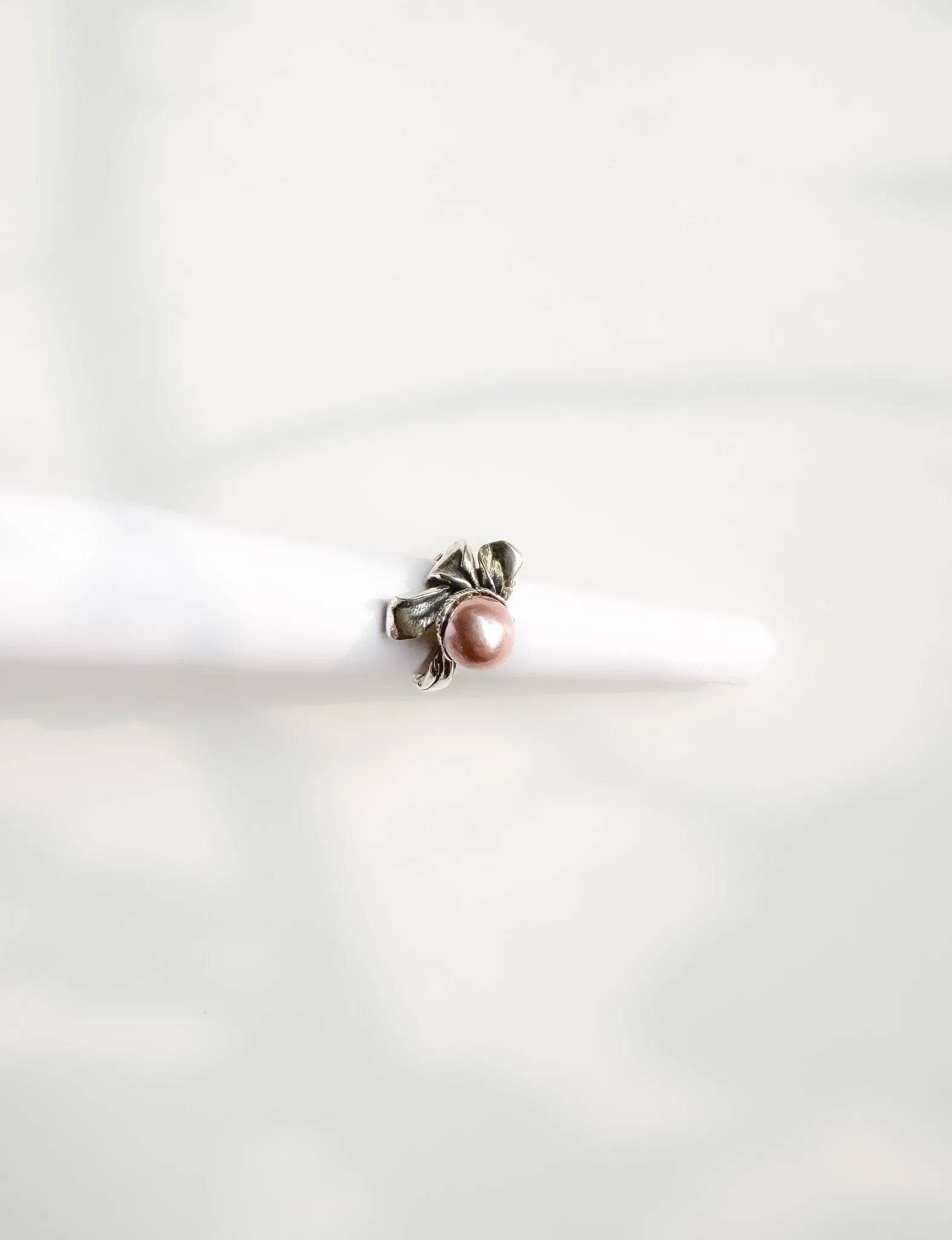 Sterling Silver Oyster Pearl Ring