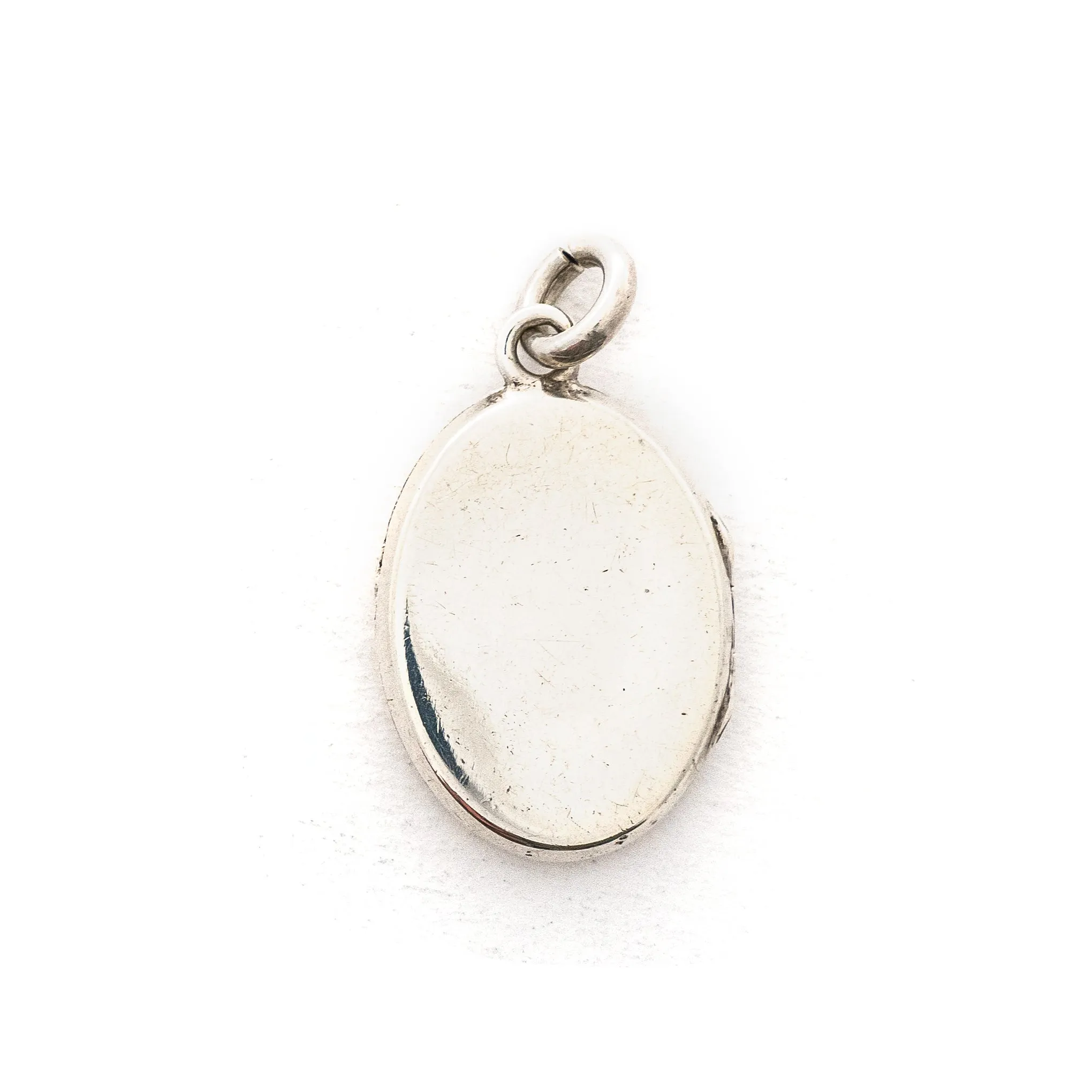 Sterling Silver Vintage Feather Locket