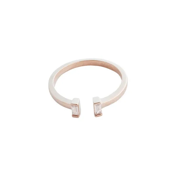 Stevie Adjustable Baguette Ring