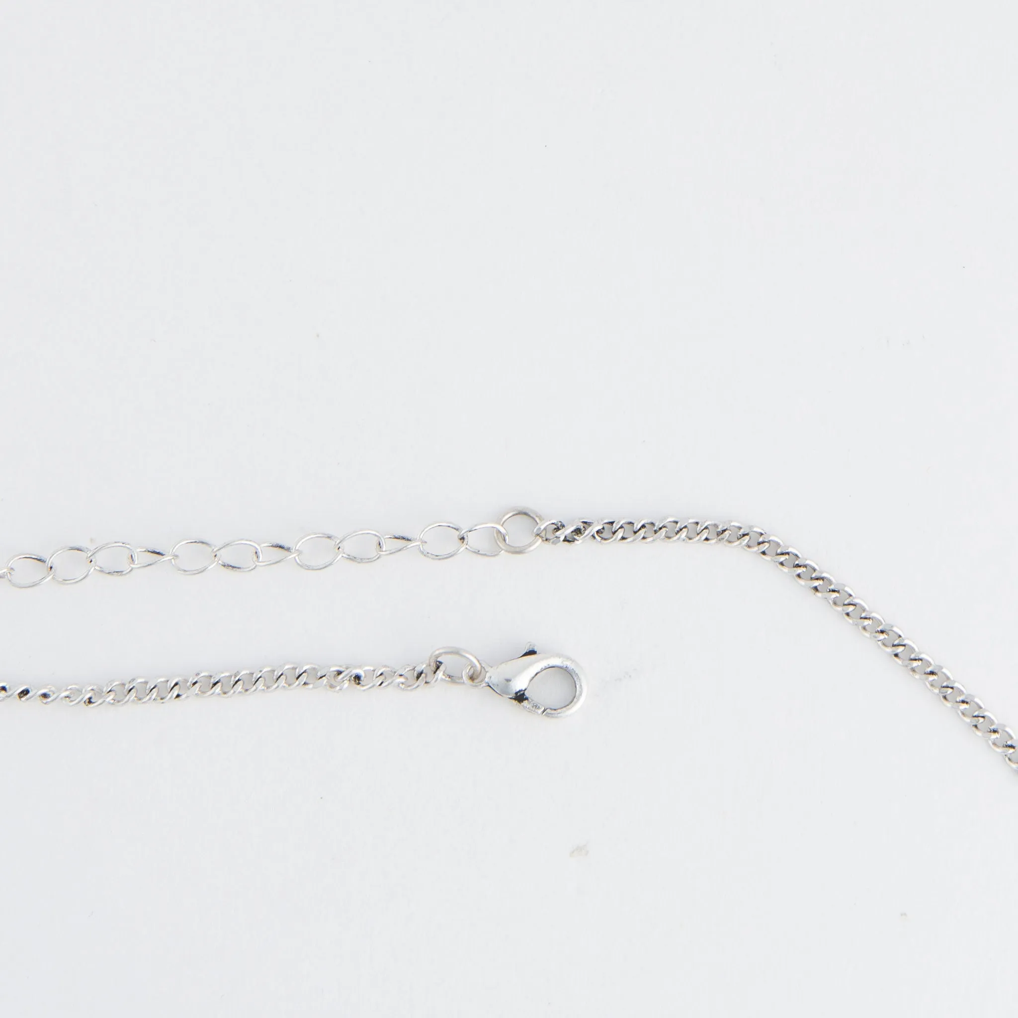 Stevie Beaded Feather Charm Pendant Necklace
