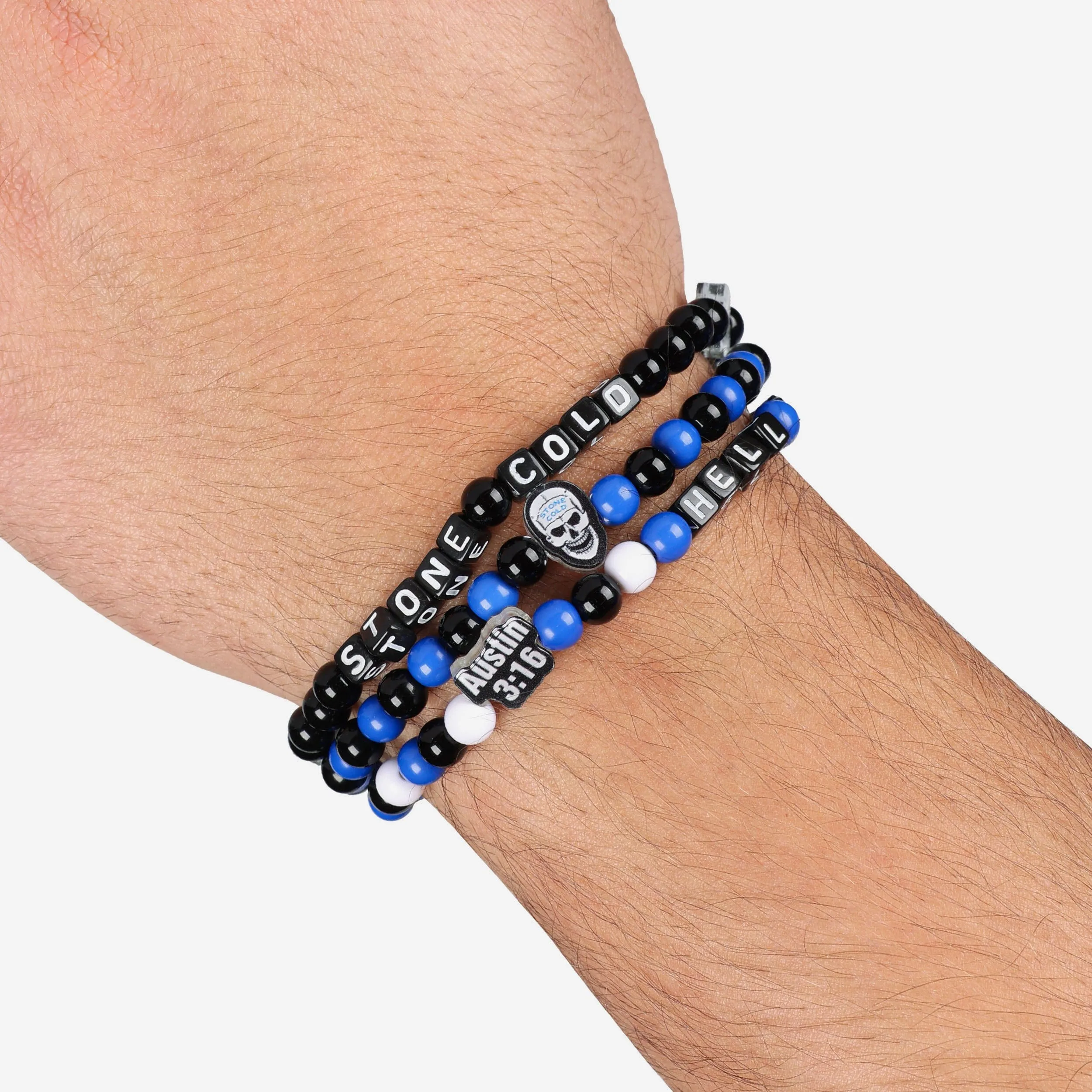 Stone Cold Steve Austin WWE 3 Pack Friendship Bracelet