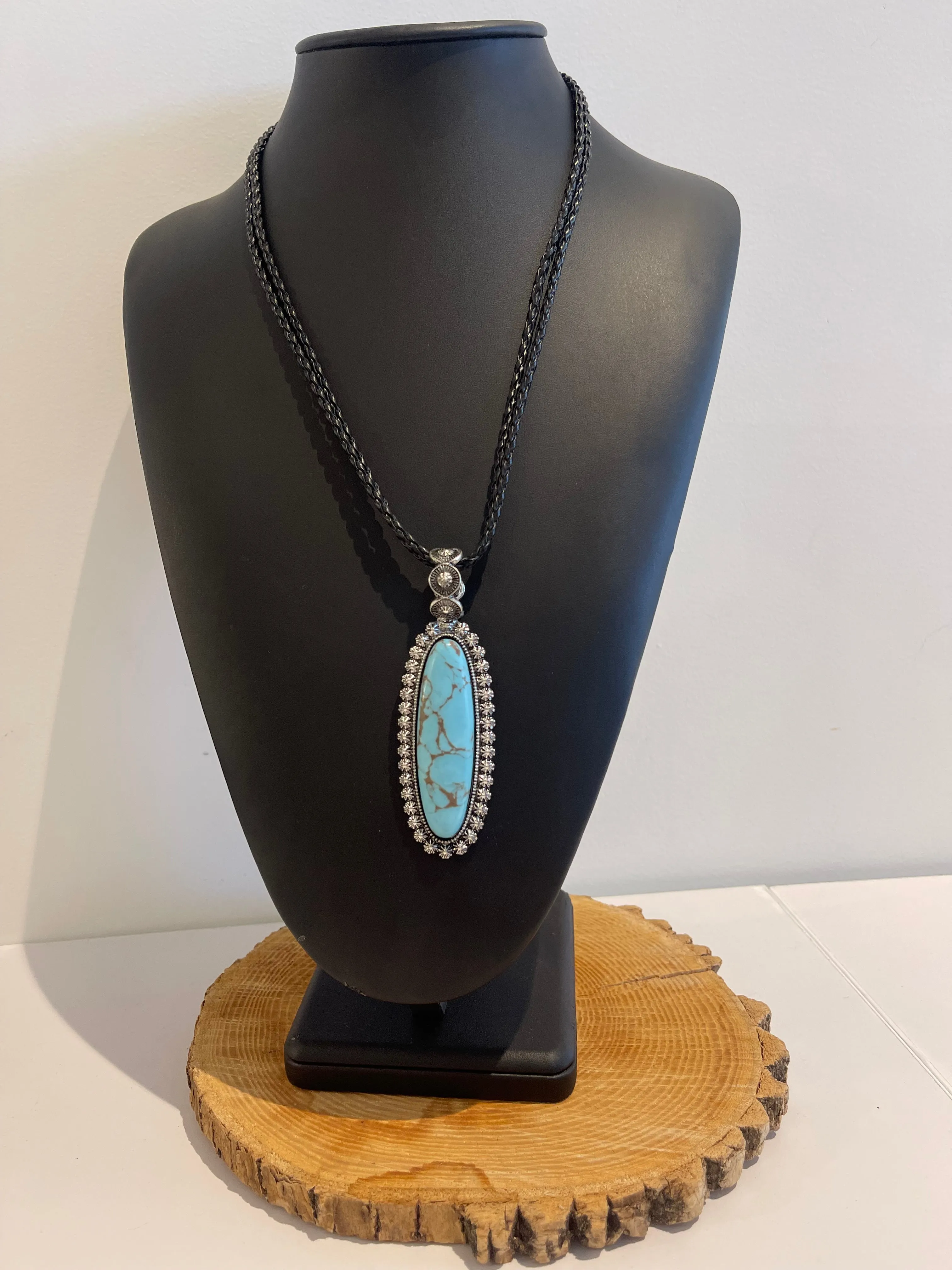 Stone Pendant Casual Necklace