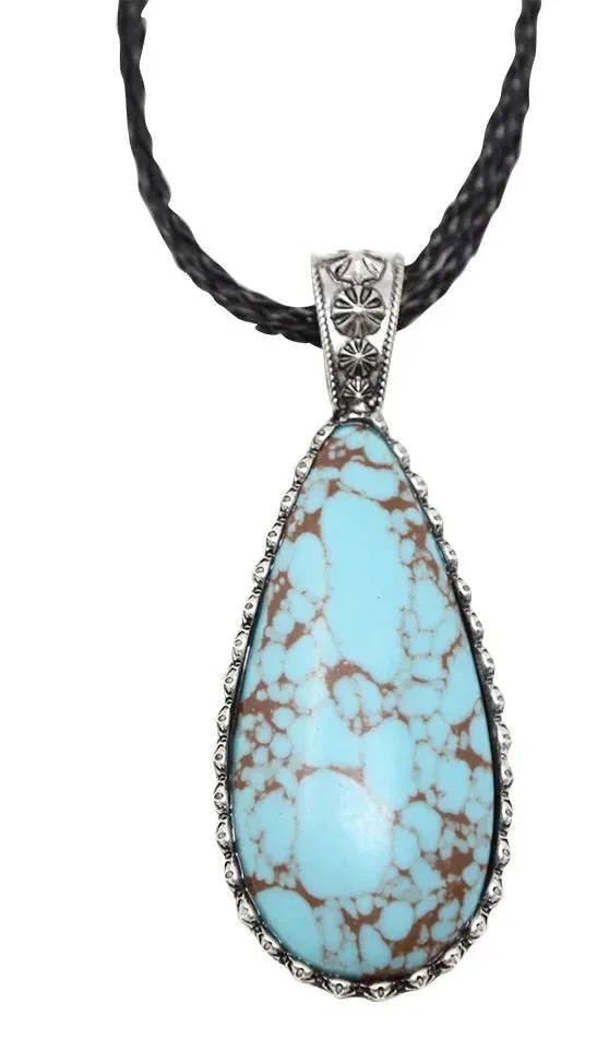 Stone Pendant Casual Necklace