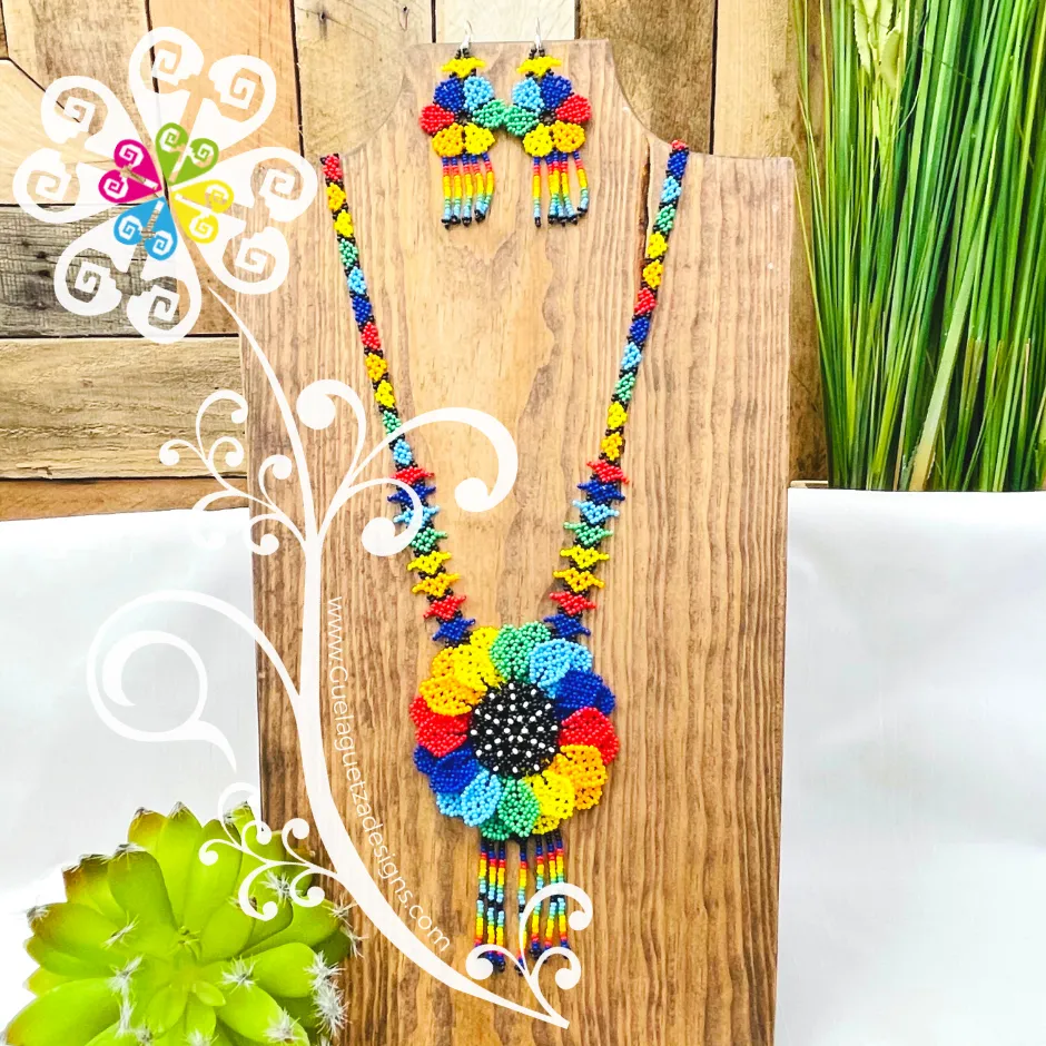 Sunflower Beaded Set