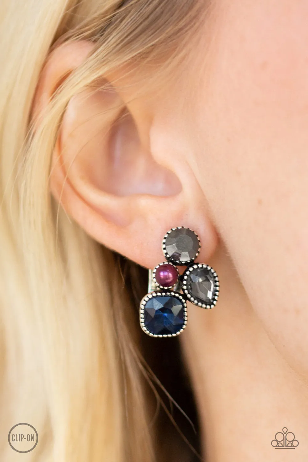 Super Superstar - Multi Clip On Earrings
