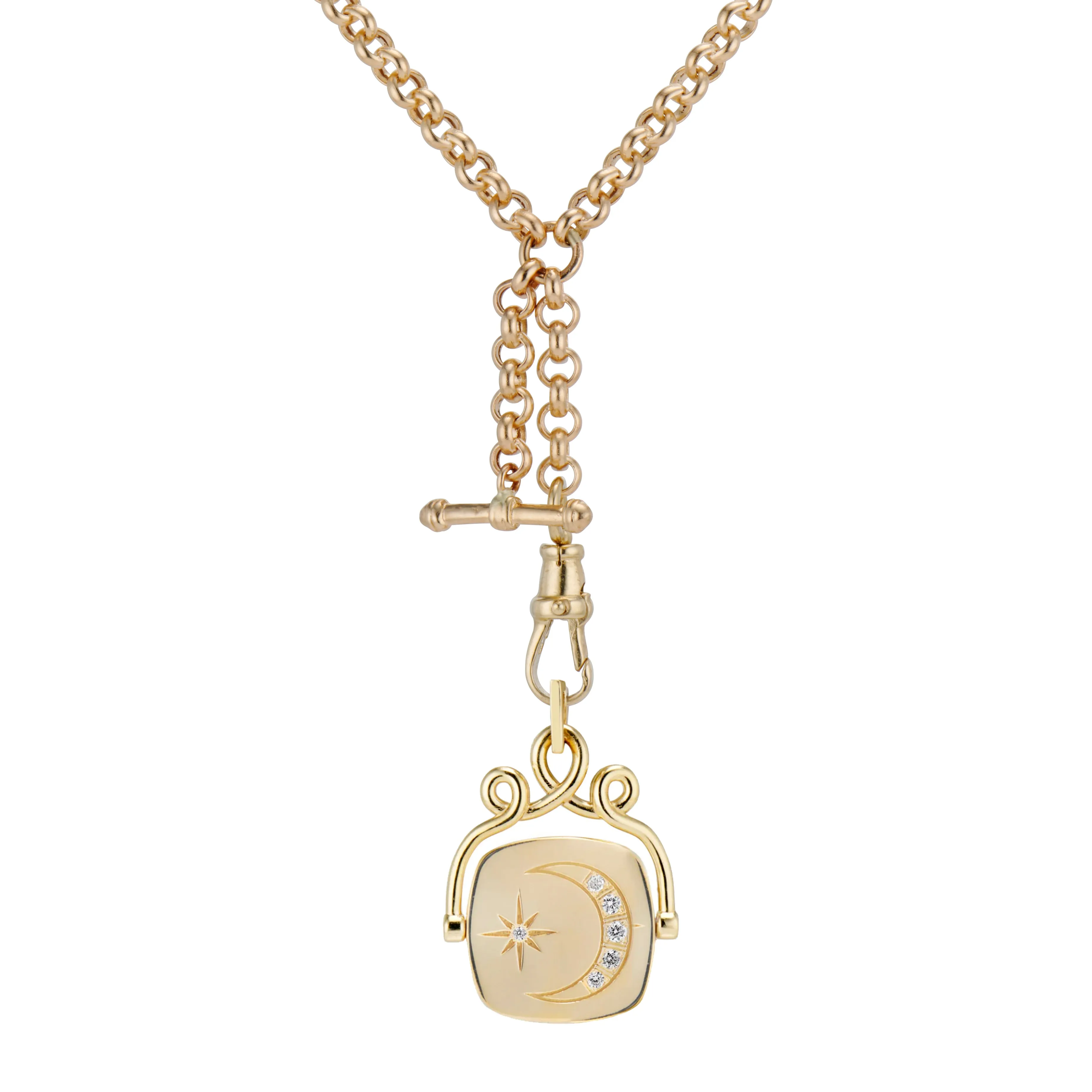 Swivel Pendant with Albert Chain