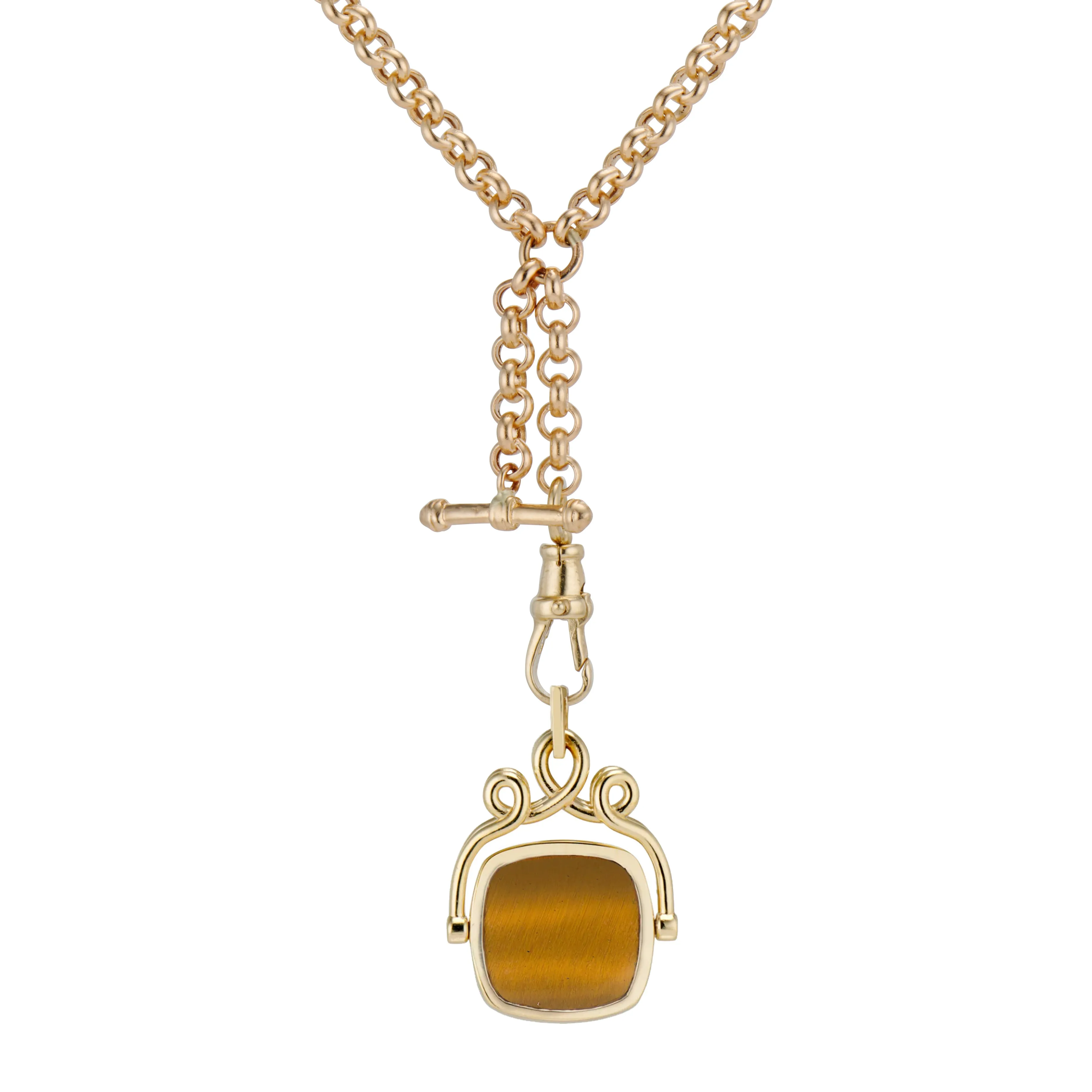 Swivel Pendant with Albert Chain