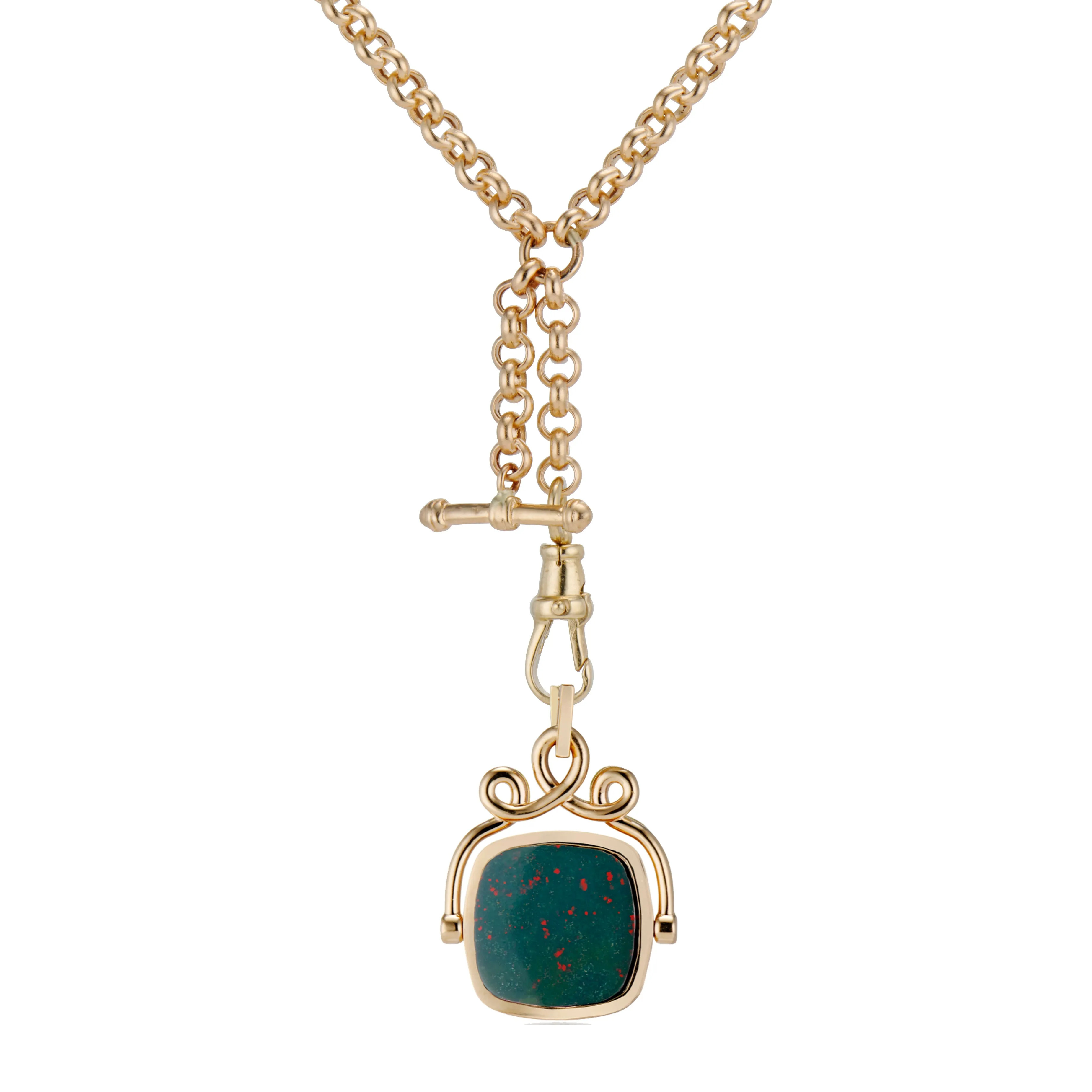 Swivel Pendant with Albert Chain