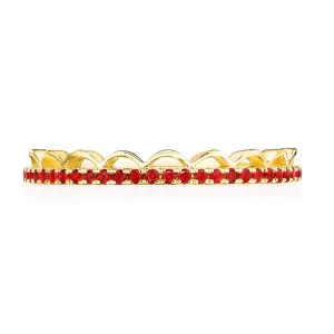 Tacori Crescent Crown Diamond Band