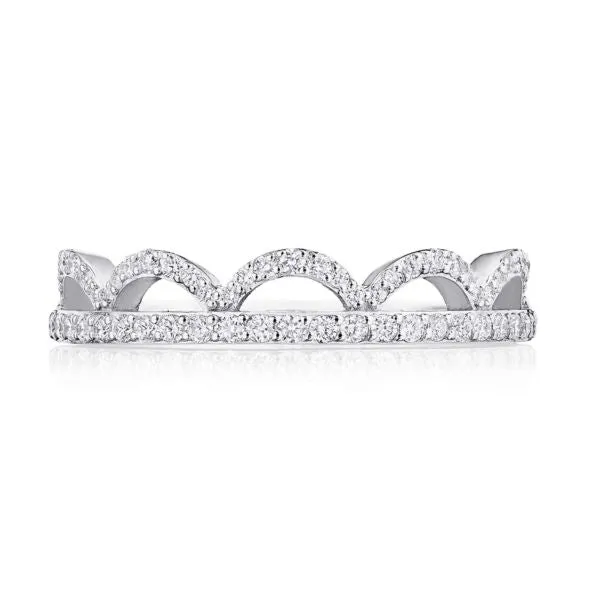 Tacori Crescent Crown Diamond Band