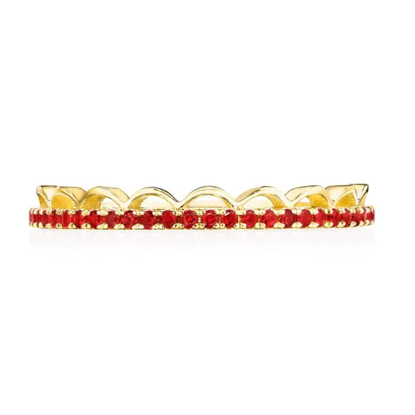 Tacori Crescent Crown Diamond Band