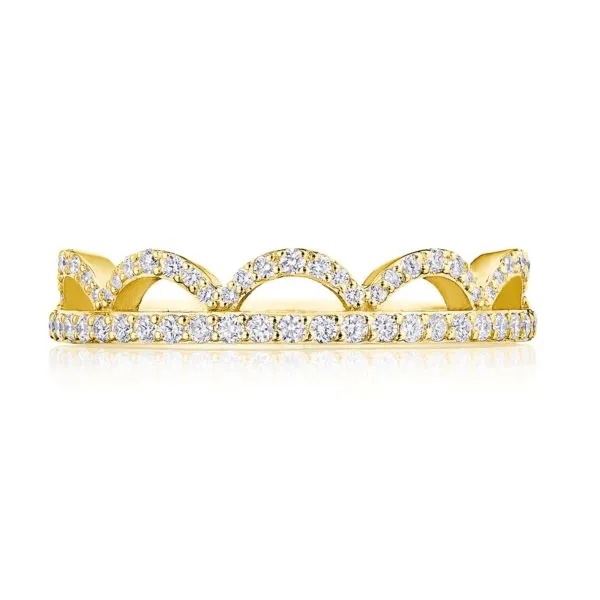 Tacori Crescent Crown Diamond Band