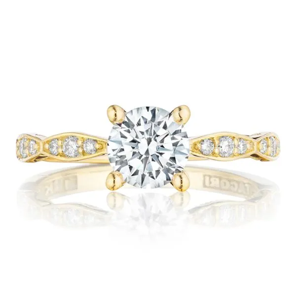Tacori Pave Diamond Engagement Ring
