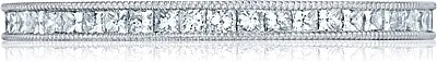 Tacori Princess Cut Channel-Set Diamond Wedding Band