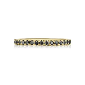 TACORI Sculpted Crescent Black Diamond Band