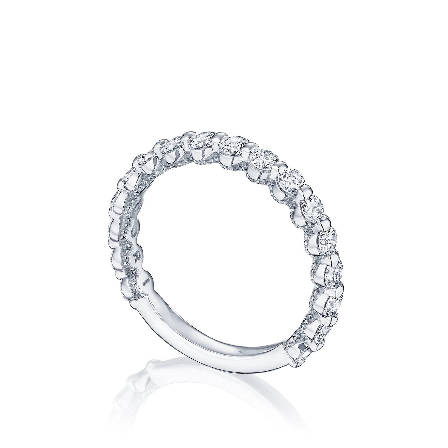 TACORI Sculpted Crescent Diamond Wedding Band