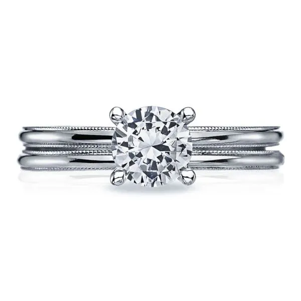 Tacori Solitaire Engagement Ring w/ Milgrain Edge