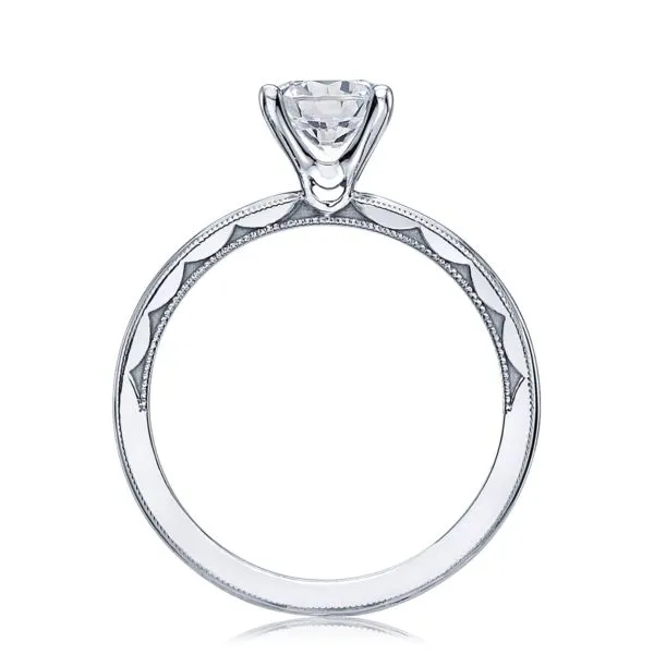Tacori Solitaire Engagement Ring w/ Milgrain Edge