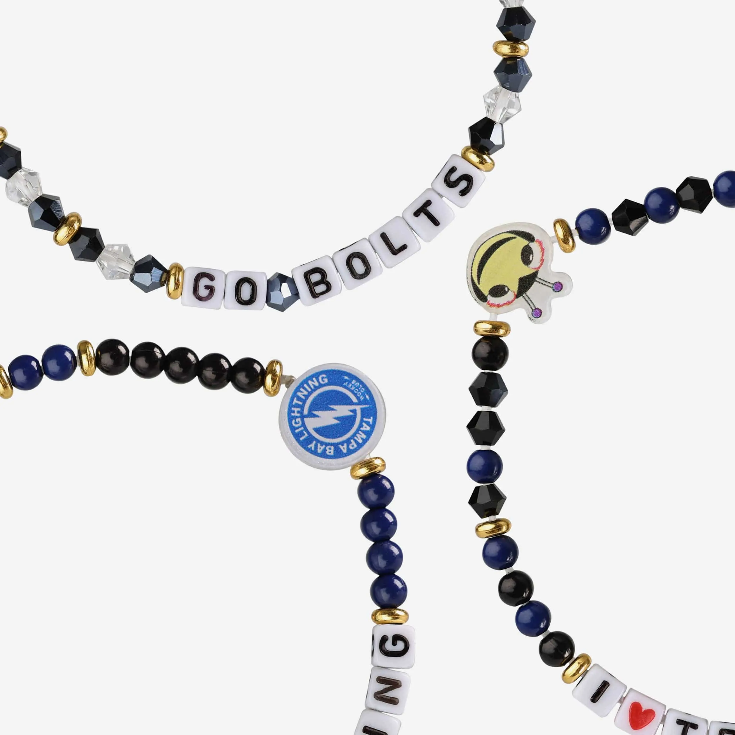 Tampa Bay Lightning 3 Pack Friendship Bracelet