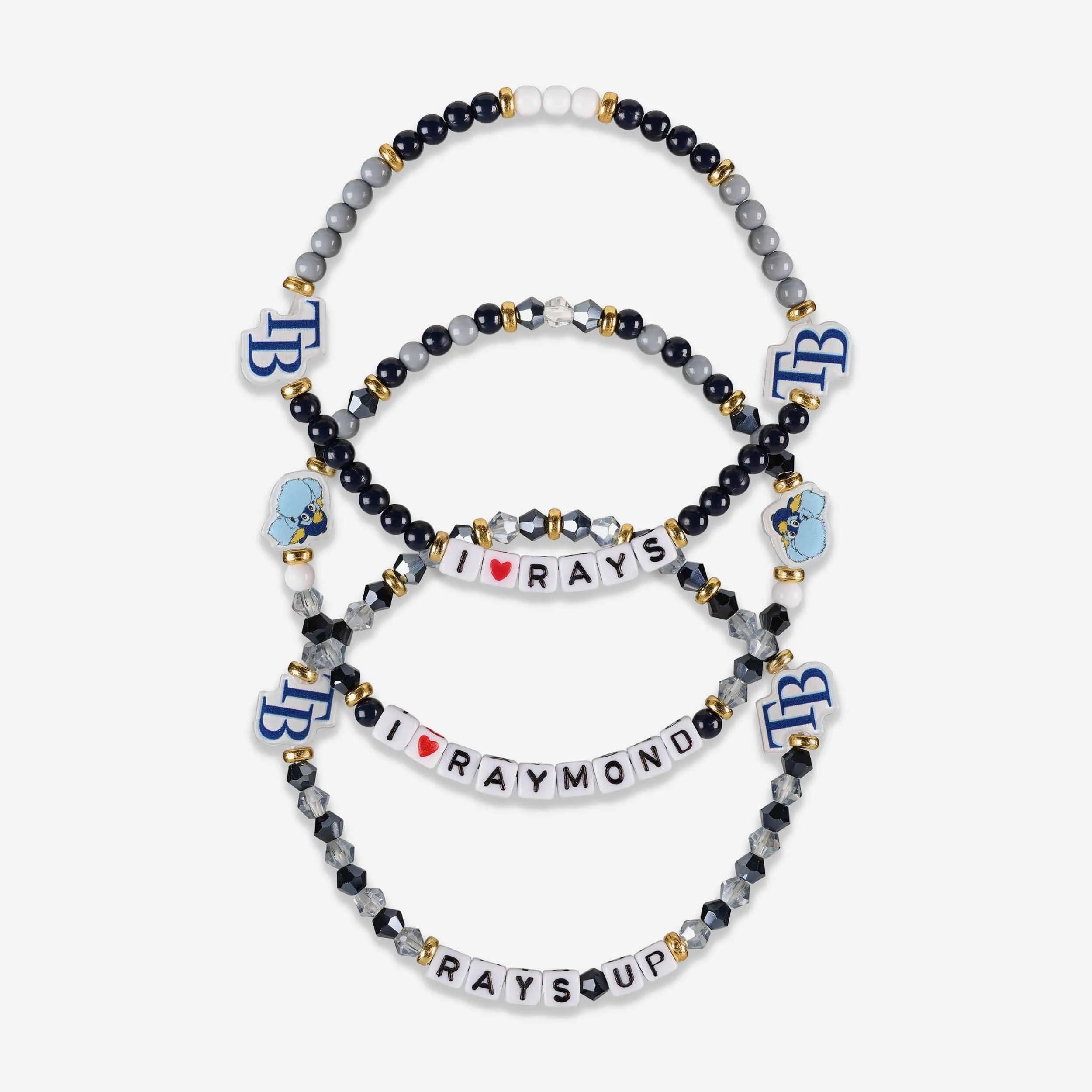 Tampa Bay Rays 3 Pack Friendship Bracelet