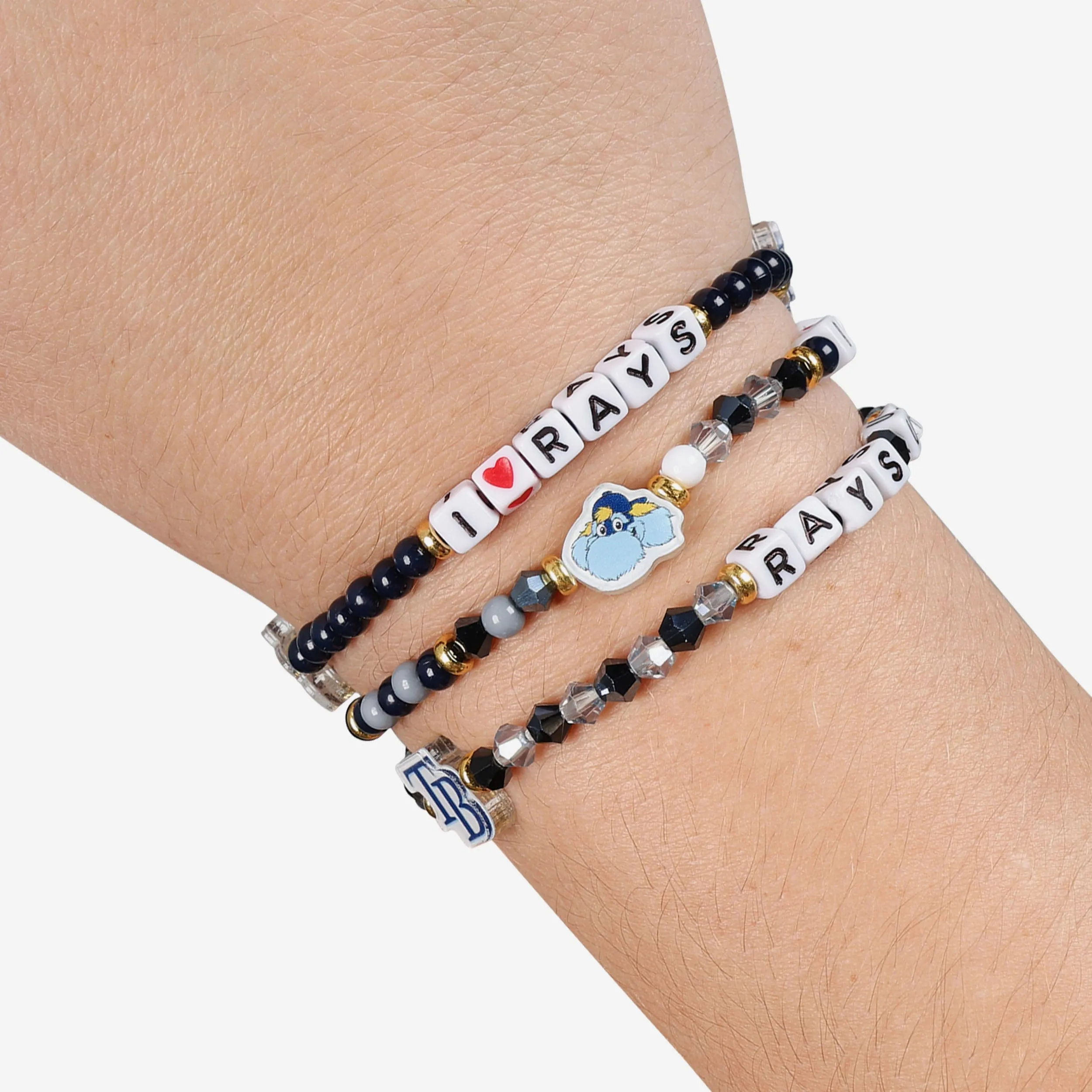 Tampa Bay Rays 3 Pack Friendship Bracelet