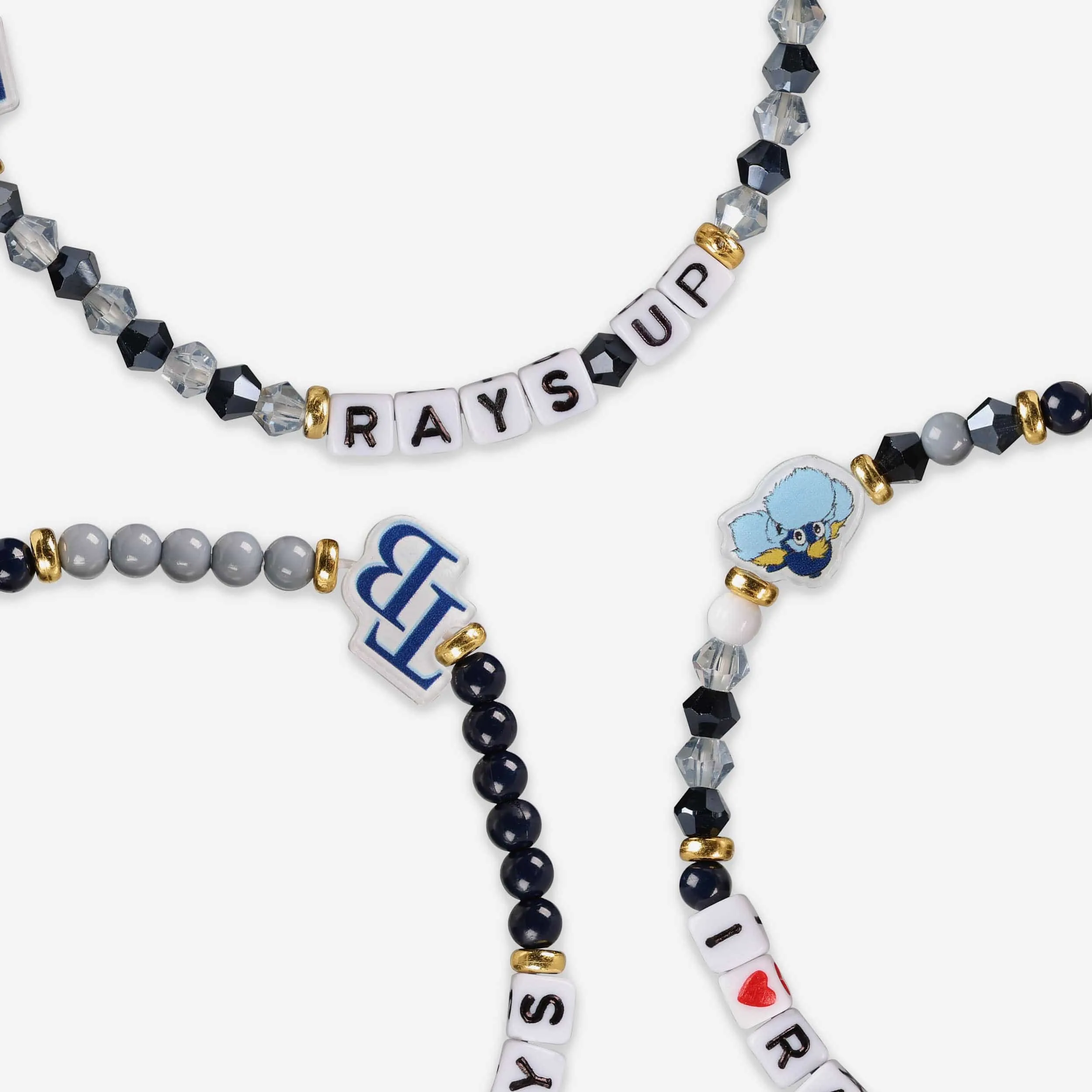 Tampa Bay Rays 3 Pack Friendship Bracelet