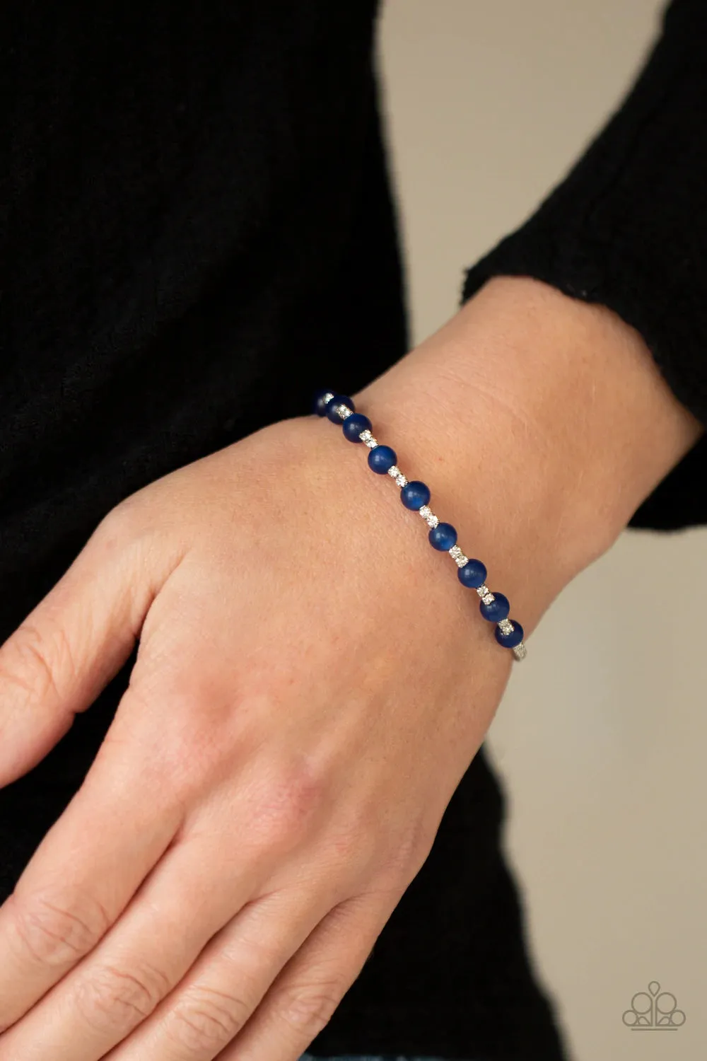 Tea Party Twinkle - Blue Bracelet