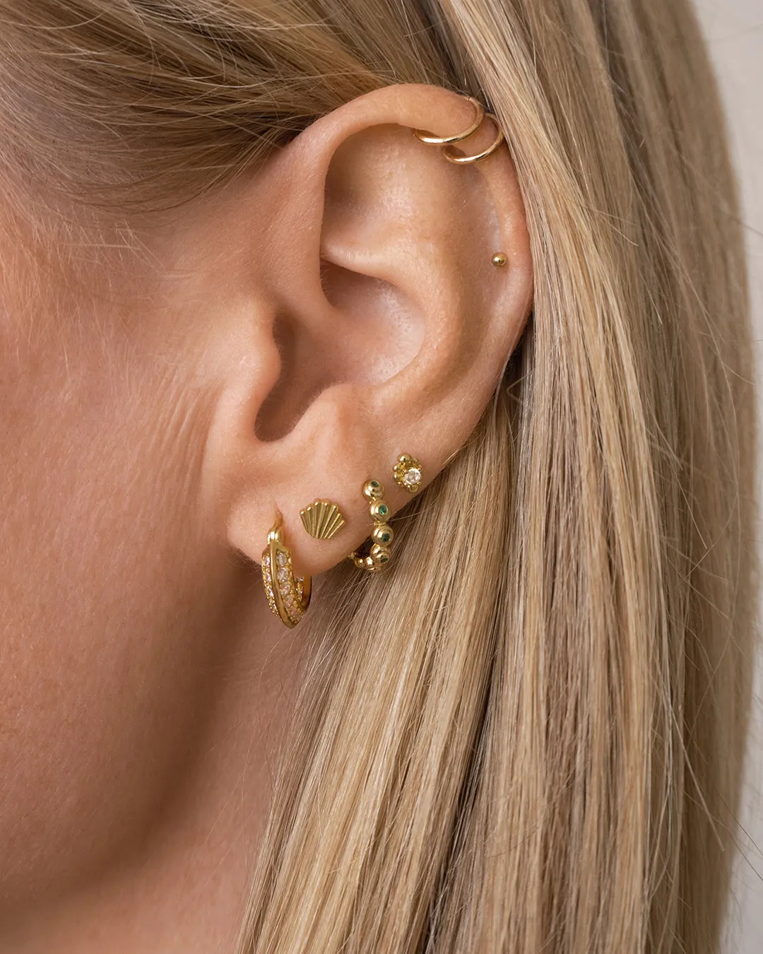The Art Deco Fan Studs