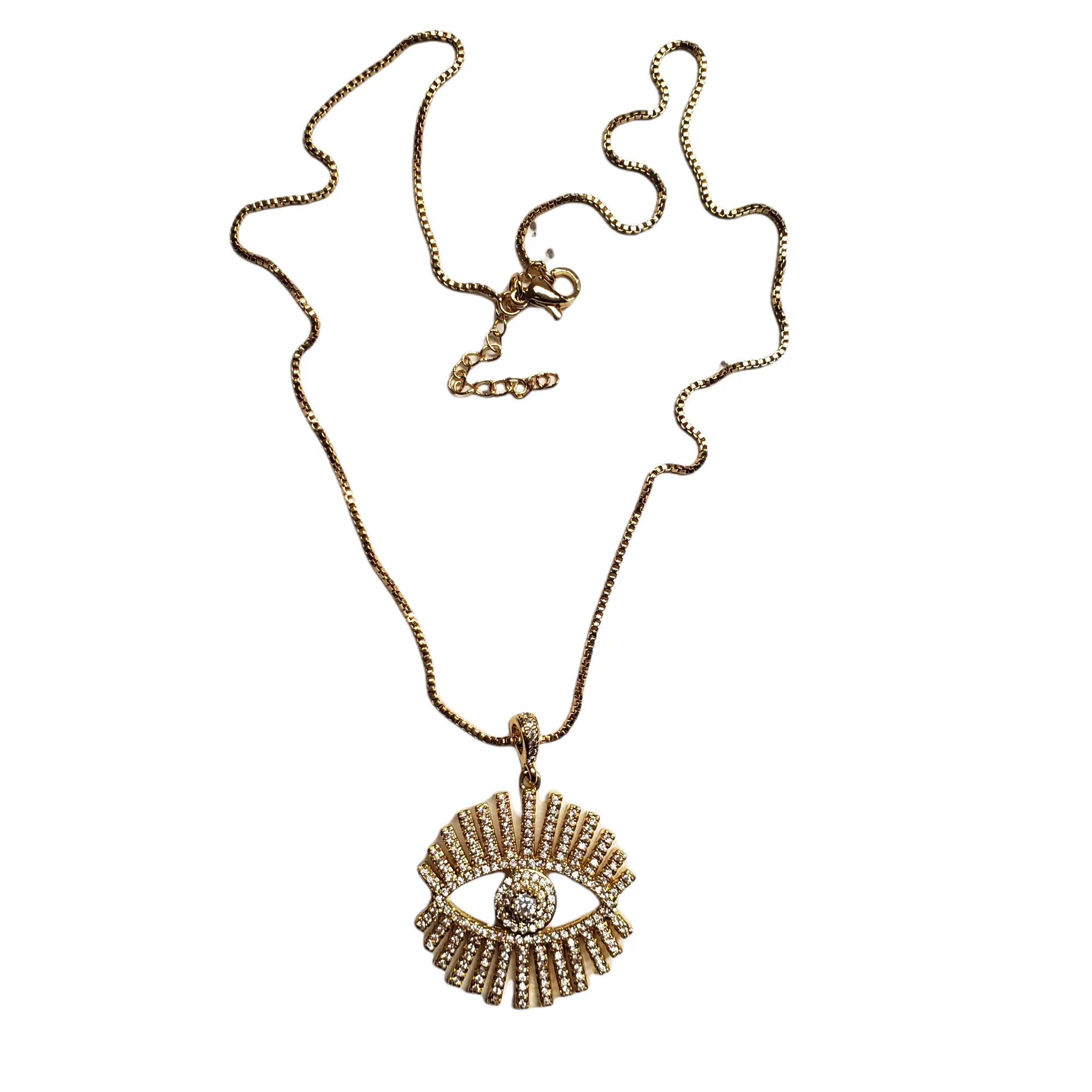The Liana Pave Evil Eye Necklace