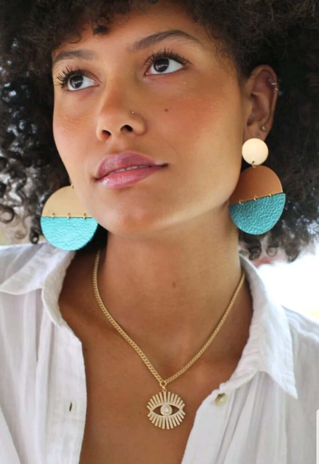 The Liana Pave Evil Eye Necklace