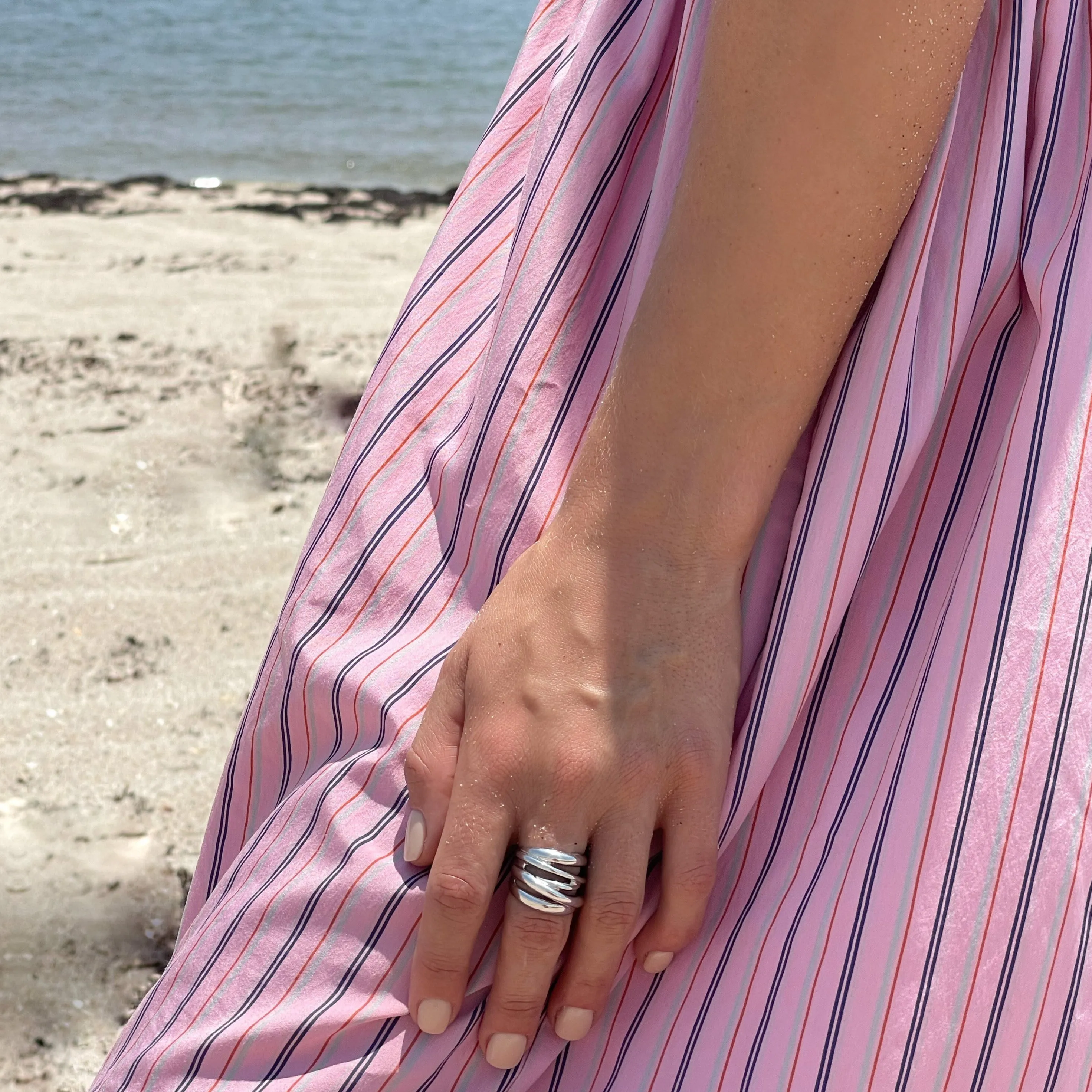 The Serenity Ring - Sterling Silver