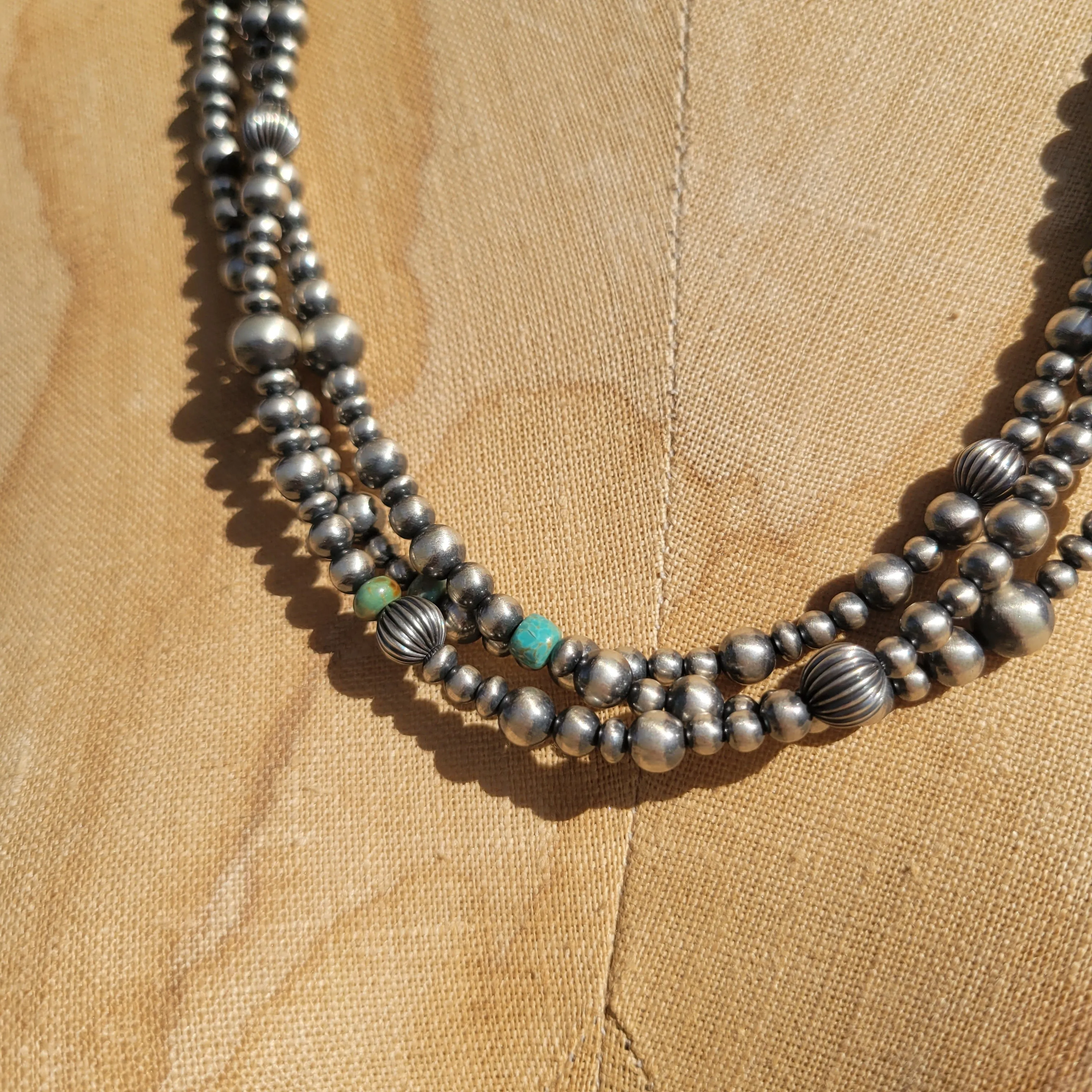 The Talequah Triple Strand - Pearls