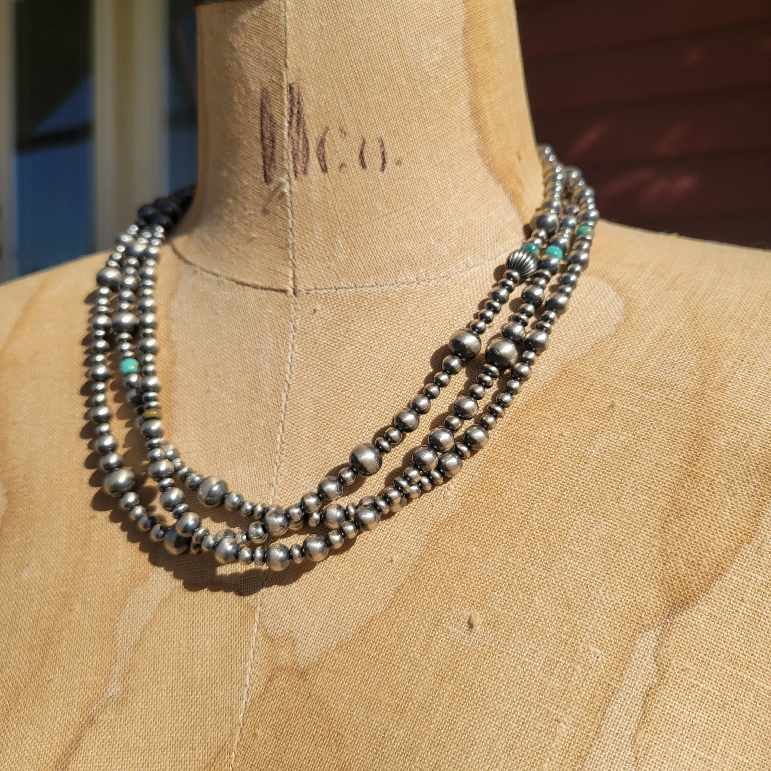The Talequah Triple Strand - Pearls