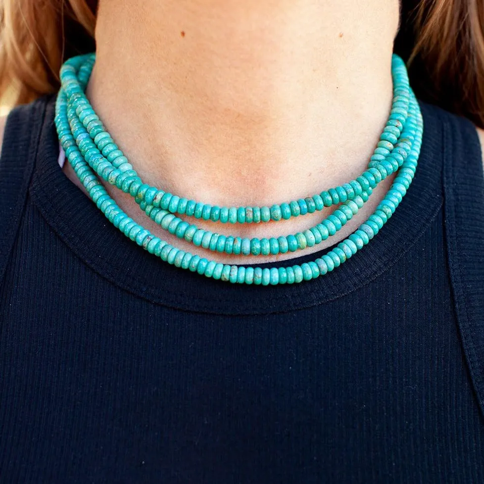Three Strand Turquoise Necklace
