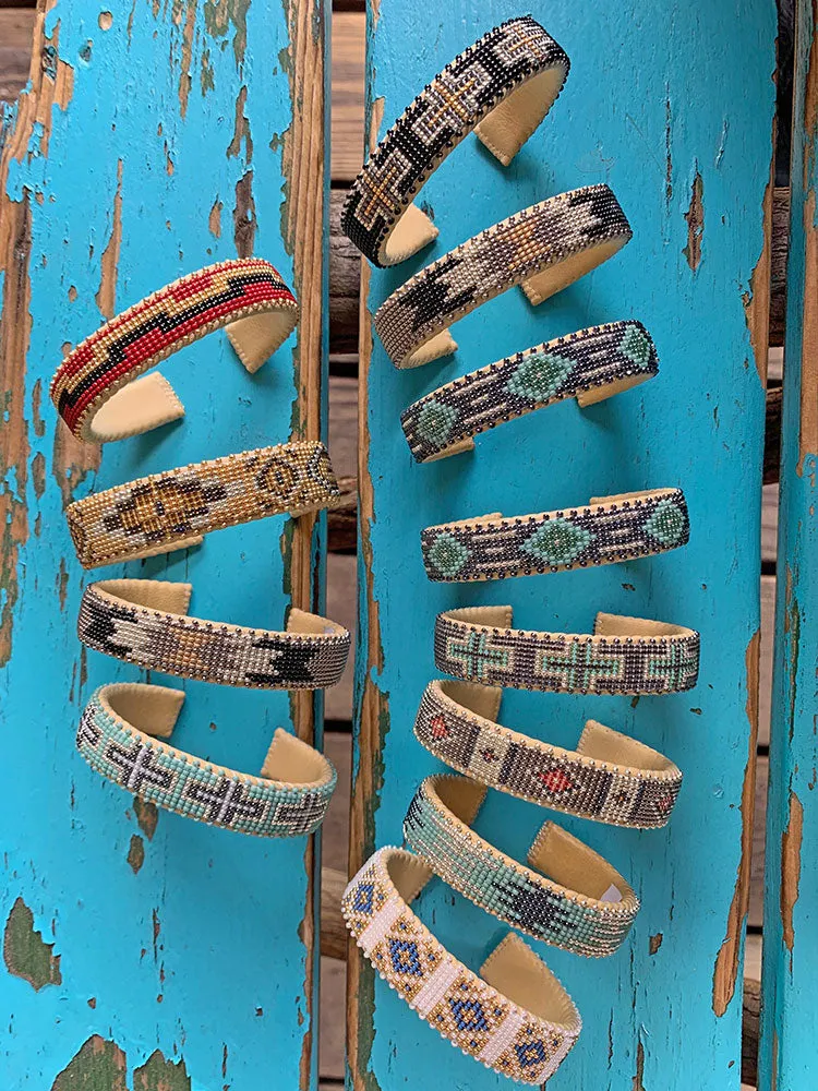 Tia Etkie Glass Bead Cuff