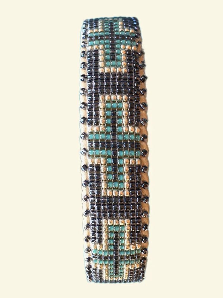 Tia Etkie Glass Bead Cuff