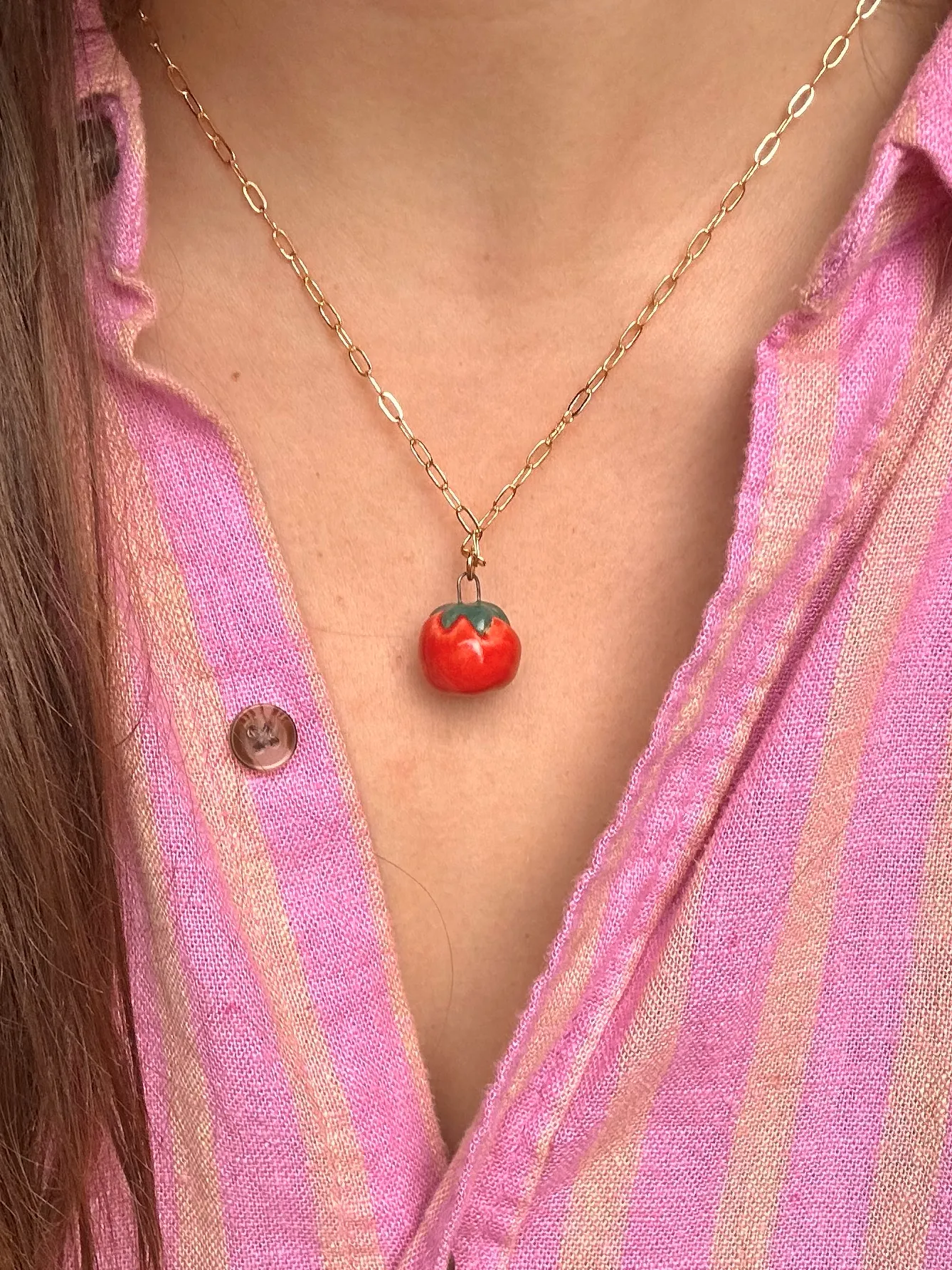 Tomato Necklace